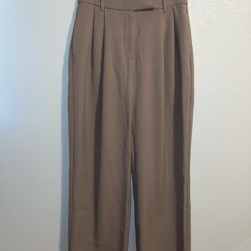 OAK + FORT Brown Dress Pants